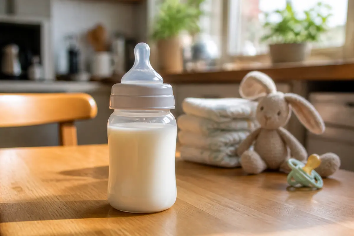 Quelle quantité de lait pour bébé selon son âge ?